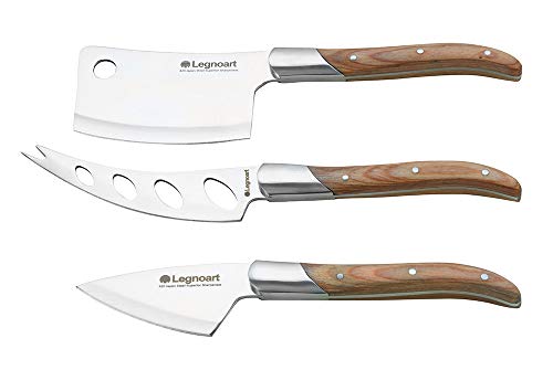 Legnoart “Reggio“ Käsemesser-Set, heller Holzgriff von Legnoart