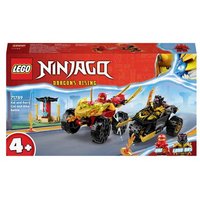 71789 LEGO® NINJAGO Verfolgungsjagd mit Kais Flitzer und Ras Motorrad von Lego