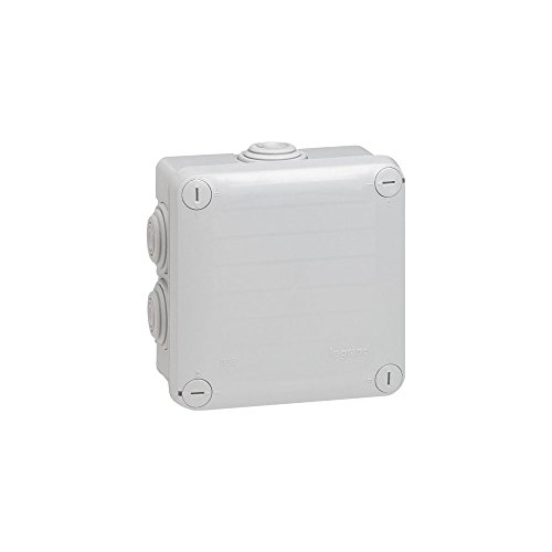 Box Grau Quadratisch – 105 mm – 7 Bits – Deckel Schrauben 1/4-Drehung – Plexo – Legrand von Legrand