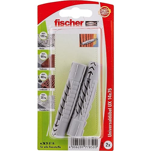 Fischer Universaldübel UX, 14 x 75 K SB-Karte, 77850 Fischer Universaldübel UX, 14 x 75 K SB-Karte, 77850 von Legrand