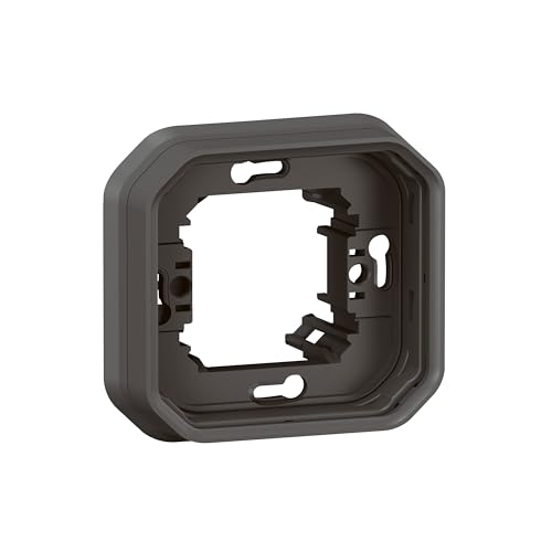 LEGRAND, Plexo New Feuchtraum-Unterputz-Tragrahmen, 1-fach, Farbe: Anthrazit, 069606L von Legrand