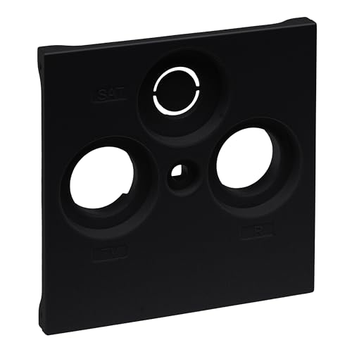 LEGRAND, SEANO Abdeckung TV-R-SAT für Fremdfabrikate von Axing, Triax, Wisi, Hirschmann und Astro, Farbe: Schwarz lackiert, 765356 LEGRAND, SEANO Abdeckung TV-R-SAT für Fremdfabrikate von Axing, Triax, Wisi, Hirschmann und Astro, Farbe: Schwarz lackiert, 765356 von Legrand