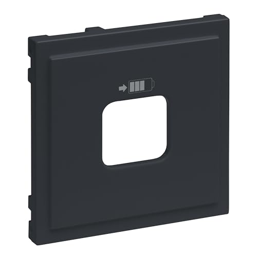 LEGRAND, SEANO Abdeckung für USB-Ladesteckdosen A+C und C+C, Smartphone-charger, Smartphone-charger, 3000 mA bei einem Gerät oder 1500 mA pro Ausgang, Farbe: Anthrazit lackiert, 765427 von Legrand