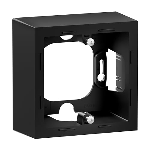 LEGRAND, SEANO Aufputzgehäuse 1-fach zur Verwendung mit Abdeckrahmen der Serien SEANO und SEANO+, Oberflächenmontage, Farbe: Schwarz lackiert, 765398 LEGRAND, SEANO Aufputzgehäuse 1-fach zur Verwendung mit Abdeckrahmen der Serien SEANO und SEANO+, Oberflächenmontage, Farbe: Schwarz lackiert, 765398 von Legrand