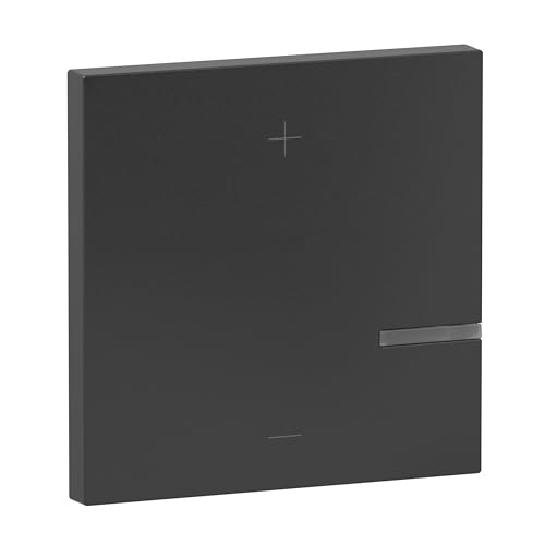 LEGRAND, SEANO Wippe für Tastdimmer, 2-Leiter-Ausführung, inkl. Beleuchtungfenster für Status-LED, Farbe: Anthrazit lackiert, 765441 von Legrand