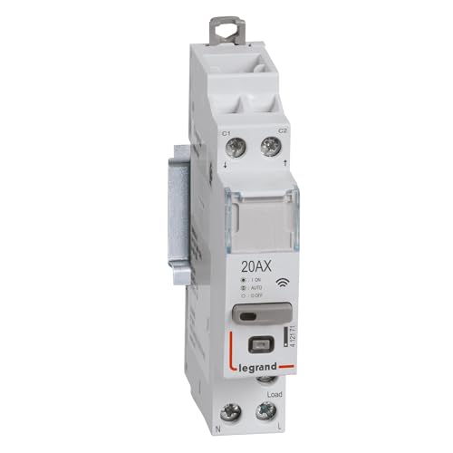 LEGRAND - 199122 - Leiser modularer Schalter, verbunden mit Drivia mit Netatmo – kompatibel mit App Home + Control und angeschlossenem Druckminderer – BTC-Verpackung – Grau von Legrand