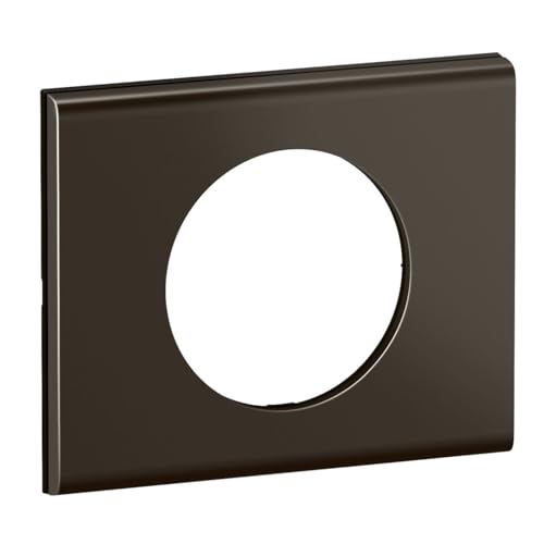 LEGRAND - Céliane-Platte – Abdeckplatte für Céliane-Steckdosen und Schalter – 1 Fach – dunkles Nickel, satiniert LEGRAND - Céliane-Platte – Abdeckplatte für Céliane-Steckdosen und Schalter – 1 Fach – dunkles Nickel, satiniert von Legrand