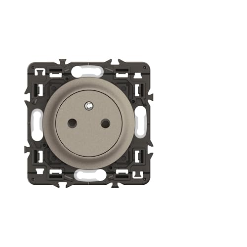 LEGRAND - Elektrische Wandsteckdose mit Erde Céliane Oberfläche – bündige Steckdose mit einziehbarem Sockel – Titanium – zur Ergänzung mit Abdeckplatten – 6 Stück LEGRAND - Elektrische Wandsteckdose mit Erde Céliane Oberfläche – bündige Steckdose mit einziehbarem Sockel – Titanium – zur Ergänzung mit Abdeckplatten – 6 Stück von Legrand