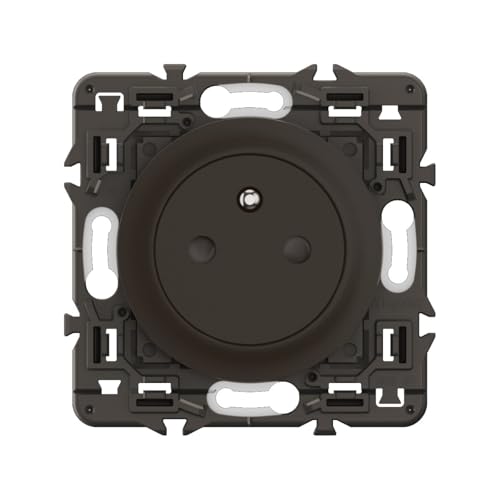 LEGRAND - Elektrische Wandsteckdose mit Erde Céliane Surface Confort – Steckdose mit einziehbarem Sockel – Schwarz – zur Ergänzung mit einer Platte LEGRAND - Elektrische Wandsteckdose mit Erde Céliane Surface Confort – Steckdose mit einziehbarem Sockel – Schwarz – zur Ergänzung mit einer Platte von Legrand