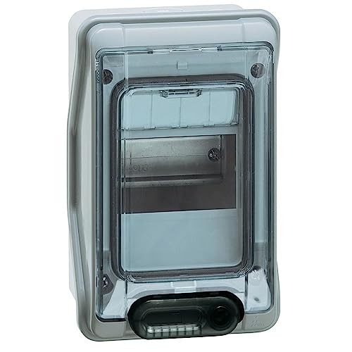 Legrand, Plexo Feuchtraumverteiler, Sicherungskasten, Aufputz, IP65 - IK09, 1-reihig, 4 Module, Innen- und Außenbereich, Nachrüstbar, Schutzklasse II, -20 - +70 °C, 200 x 128 x 115,6 mm, 601974 Legrand, Plexo Feuchtraumverteiler, Sicherungskasten, Aufputz, IP65 - IK09, 1-reihig, 4 Module, Innen- und Außenbereich, Nachrüstbar, Schutzklasse II, -20 - +70 °C, 200 x 128 x 115,6 mm, 601974 von Legrand