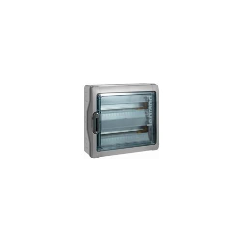 LEGRAND, Plexo Feuchtraumverteiler, Sicherungskasten, Aufputz, IP65 - IK09, 2-reihig, 36 Module, Innen- und Außenbereich, nachrüstbar, Schutzklasse II, -20 - +70 °C, 432 x 448 x 161 mm, 601986 von Legrand