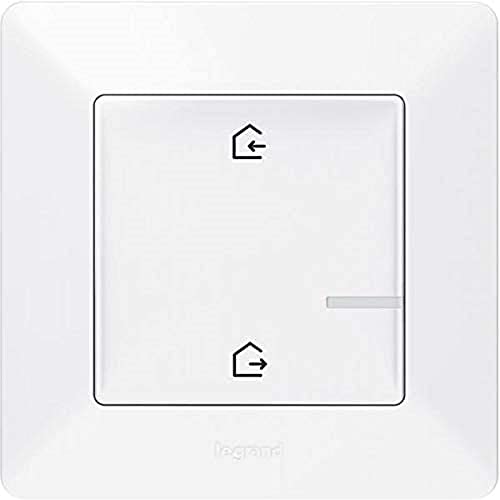 LEGRAND, Valena Life with Netatmo Master-Switch "Kommen/Gehen", Steuerung gespeicherter Alltagszenarien, lokale Steuerung oder per App oder Sprachassistent (Alexa, Siri, ..), inkl. Batterie, 752186 von Legrand