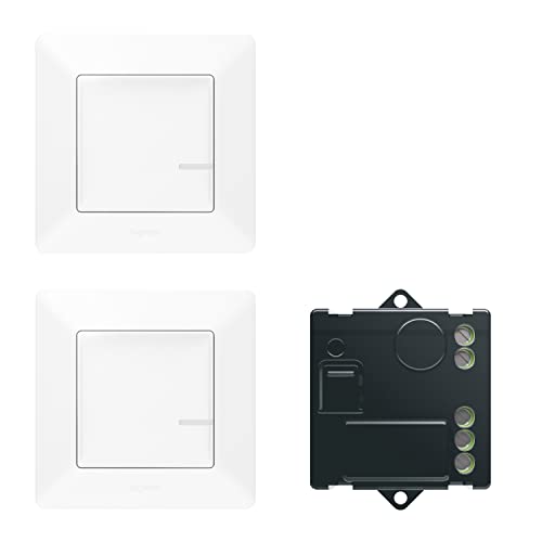 LEGRAND, Valena Life with Netatmo vorkonfiguriertes Funk-Set, Funk-Mikromodul + zwei Funk-Wandsendern, LED-Anzeige für Batteriestatus, inkl. Batterie, Erweiterung einer Standard-Installation, 752150 LEGRAND, Valena Life with Netatmo vorkonfiguriertes Funk-Set, Funk-Mikromodul + zwei Funk-Wandsendern, LED-Anzeige für Batteriestatus, inkl. Batterie, Erweiterung einer Standard-Installation, 752150 von Legrand