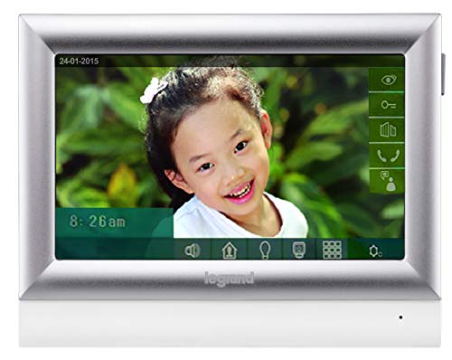 Legrand, Video-Innenstelle mit 10 Zoll Farb-Touchscreen zur Erweiterung des 10 Zoll Videokits (369330) zum 2-Familienhaus, 369335 von Legrand