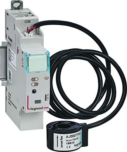 Legrand - 199120 – Modularer Druckminderer Drivia mit Netatmo – kompatibel mit App Home + Control – Lieferung mit 1 geschlossenem Messschieber max. 80 A – BTC-Verpackung – Grau von Legrand