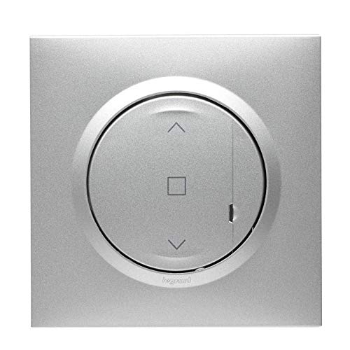 Legrand 600187 Kabellose Steuerung für die angeschlossene Installation Dooxie mit Netatmo mit Platte in Aluminium-Effekt von Legrand