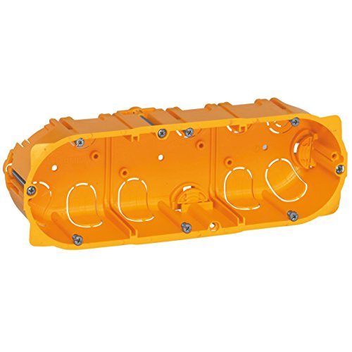 Legrand Batibox Gipskartonplatten Montage Box Tiefe 40 mm, gelb, LEG90543 von Legrand