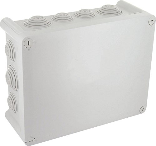 Legrand – Rechteckige Anschlussdose – 220 x 170 x 86 mm – Plexo-Verschluss mit 1–4 Umdrehungen – Grau von Legrand