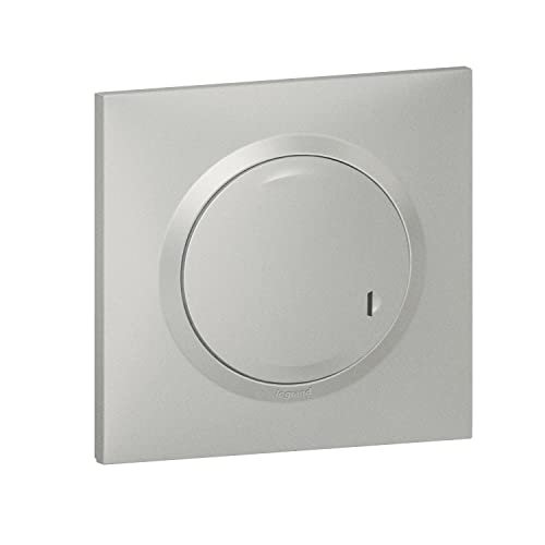 Legrand Dooxie with Netatmo Schalter mit Dimmer-Option angeschlossen, kabellos, 5 W bis 300 W, Aluminium von Legrand