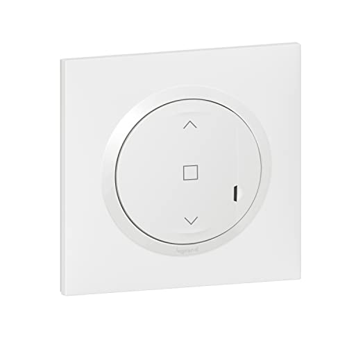 Legrand - Drahtlose Steuerung für Rollladen für vernetzte Installation dooxie with Netatmo mit weißer Platte von Legrand