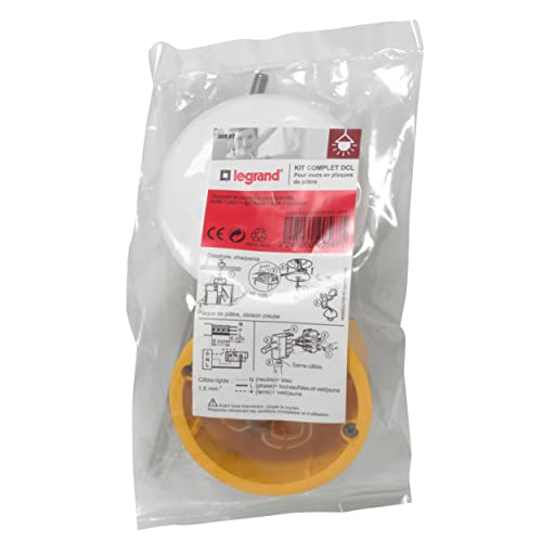 Legrand - Einbaudose Batibox Gipskartonplatte + Stecker für Leuchte - Ø67mm von Legrand