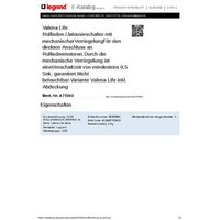 Legrand Jalousie-Schalter/-Taster Valena Life Allure Aluminium A75302 von LEGRAND