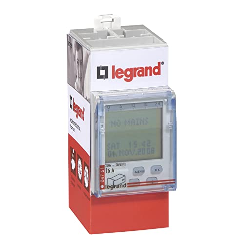 Legrand LEG92756 Wanduhr programmierbar digital komplette Ziffernblatt hebdo/Tag von Legrand