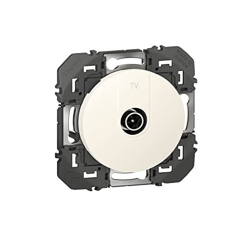 Legrand TV-Steckdose 9,5 mm männlich, Doxie, optimaler Empfang für TV UHD/4K, Abschirmung Klasse A gegen Interferenzen, kompatibel mit Abdeckplatte Legrand TV-Steckdose 9,5 mm männlich, Doxie, optimaler Empfang für TV UHD/4K, Abschirmung Klasse A gegen Interferenzen, kompatibel mit Abdeckplatte von Legrand