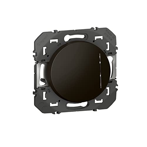 Legrand - Schalter oder Wechselschalter mit Kontrollleuchte Dooxie 10AX 250V ~ Schwarz von Legrand