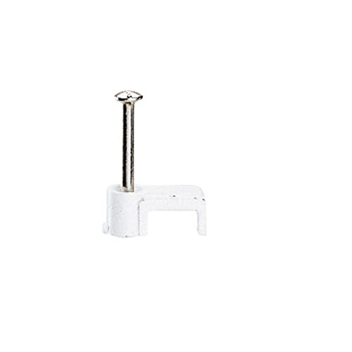 Legrand LEG98339 Box mit 100 Stück Kabelbinder für feste fixfor méplat-Kabel, 2 x 1 mm, weiß von Legrand