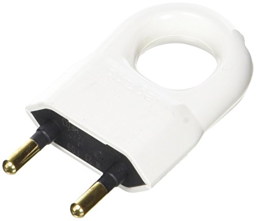 Legrand Plug keine Erde 6 A mit Ring, weiß von Legrand