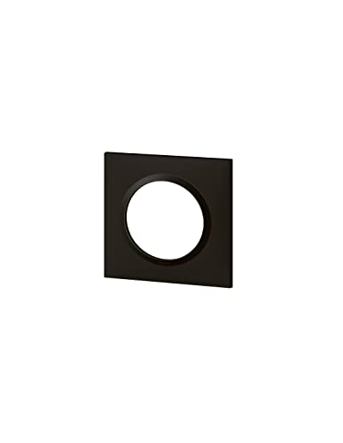 Legrand - Quadratische Platte Dooxie 1-fach schwarz mit Samt Legrand - Quadratische Platte Dooxie 1-fach schwarz mit Samt von Legrand
