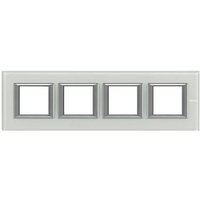 Legrand Rahmen Axolute Weiß HA4802M4HVSW von LEGRAND