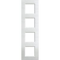 Legrand Rahmen Living&Light Silber LNA4802M4AG von LEGRAND