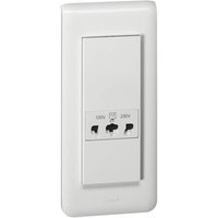 Legrand Rasiersteckdose Mosaic Weiß 077586 von LEGRAND