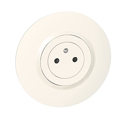 Legrand Leg95055 2P+T auf BL DEC CPT GR dooxie Steckdose Oberfläche mit Erde weiß komplett Deco von Legrand