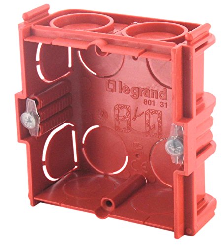 Legrand leg90530 quadratisch Unterputz-Montage Box für Mauerwerk BATIBOX Tiefe 30 mm von Legrand