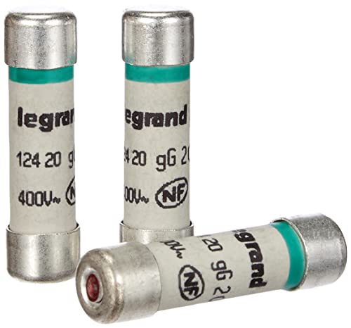 Legrand leg92903 Kartusche Sicherungen 20 A/8,5 x 31,5 mm/Set von 3 von Legrand