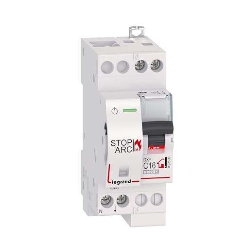 Leitungsschutzschalter DX³ STOP ARC 3000A einpolig + Neutral 16A Kurve C Leitungsschutzschalter DX³ STOP ARC 3000A einpolig + Neutral 16A Kurve C von Legrand