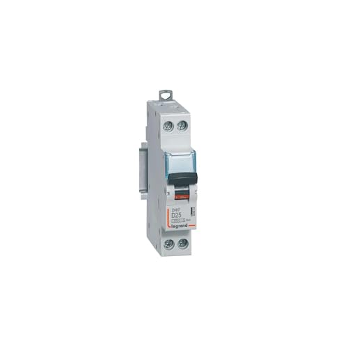 Leitungsschutzschalter Legrand 25A 1-polig + Neutral DX3 Kurve D 4,5/6kA Schraubgewinde 1 Modul 406804 Leitungsschutzschalter Legrand 25A 1-polig + Neutral DX3 Kurve D 4,5/6kA Schraubgewinde 1 Modul 406804 von Legrand