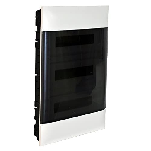 Modularverteiler Unterputz PRACTIBOX S 3x18 Türen transparent 137378 legrand 3414971199118 von Legrand