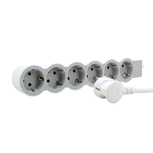 Steckdosenleiste Weiss 6x2P + E mit Kabel 3,0 Meter / 1,5mm2 Standard NEU Legrand… von Legrand