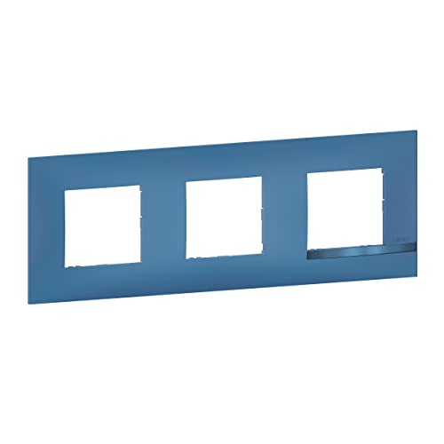 legrand BTAL9LA3 Dekoschild Alège Kollektion 3 Stellen, Lagon-Blau mit Metallstreifen legrand BTAL9LA3 Dekoschild Alège Kollektion 3 Stellen, Lagon-Blau mit Metallstreifen von Bticino