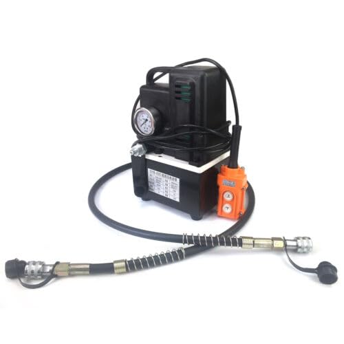 620W Elektrische Pumpe Hydraulikpumpe Hochdruck HydrauliköLpumpe HydrauliköL Mit Magnet Ventil Magnetventil Electric Hydraulic Pump Elektrohydraulikpumpe HochleistungsfäHig Zum Heben Pressen von Legwfdthy