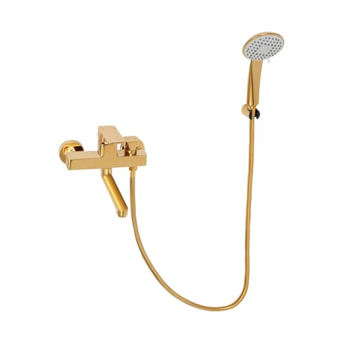 Brausegarnitur Duschmischbatterie Mit Handbrause Shower Set FüR Das Badezimmer Goldfarbene Duscharmatur Handbrausekopf Pvd Beschichteter Messingmischer Keramikkartusche Spa Und Fitnessstudio Brausegarnitur Duschmischbatterie Mit Handbrause Shower Set FüR Das Badezimmer Goldfarbene Duscharmatur Handbrausekopf Pvd Beschichteter Messingmischer Keramikkartusche Spa Und Fitnessstudio von Legwfdthy