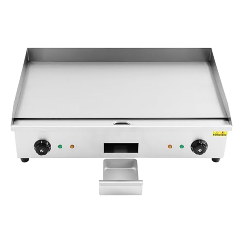 Hoher Wirkungsgrad Gastro Elektrische Grillplatte Bratplatte Teppanyaki Elektrogrill Temperaturregelung Elektro Griddleplatte Grill TischgeräT GastrobräTer Kommerziell Griddle GroßE KochfläChe BräTer von Legwfdthy