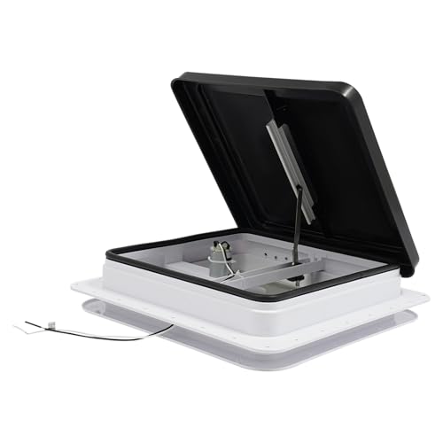 LüFtungsventilator Wohnmobile Dachhaube Dachfenster Dachluke Vent Universelle Wohnmobil LüFtung Mit Ventilator DachlüFtung FüR Manueller Moskitonetz Wasserdicht Uv BestäNdig ErsatzlüFtung Wohnwagen von Legwfdthy