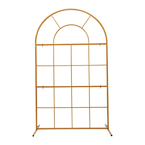 Metall Pergola Hochzeit Bogen Leichte Breite Garten Arbor Braut Party Dekoration Rahmen Hintergrund BlumenstäNder Set Dekorativ Blumenrahmen Feier TüR Stand Halter Rack Laube Partei 1.2 * 0.6 * 2M von Legwfdthy