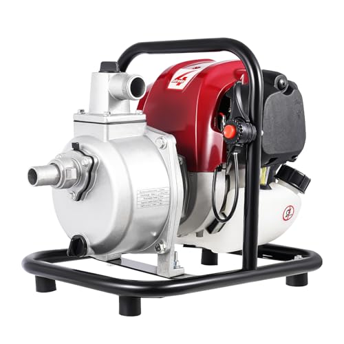 Wasserpumpe Benzinmotor Einzylinder Hochdruck GartenbewäSserung Pumpe Benzin EntwäSserungs BewäSserungspumpe Motorpumpe Gartenpumpe Teichpumpe Kreiselpumpe Pump WasserföRderpumpe Schmutzwasserpumpe von Legwfdthy
