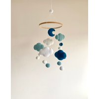 Gehäkelte Wolken Baby Mobile, Handgemachte Babyzimmer, Gehäkelte Ausgefallene Wolken, Handgefertigte Hochtechnik-Wolken, Perfekt Als Geschenk Zur Gehäkelte Wolken Baby Mobile, Handgemachte Babyzimmer, Gehäkelte Ausgefallene Wolken, Handgefertigte Hochtechnik-Wolken, Perfekt Als Geschenk Zur von LehaCraft